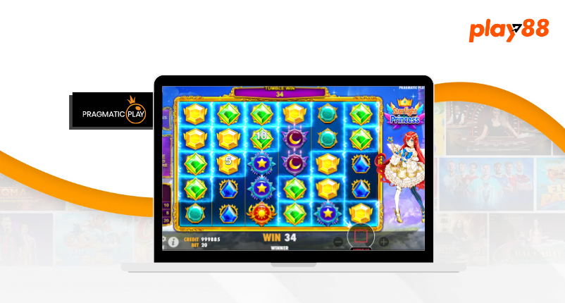 Starlight Princess slot game features a fairy-tale aesthetic in Pragmatic Play's collection on Play88.