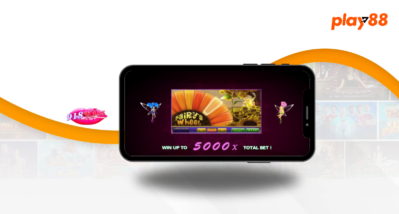 Shows "Fairy's Wheel" bonus offering up to 5000x total bet win, highlighted by butterfly ima.gery