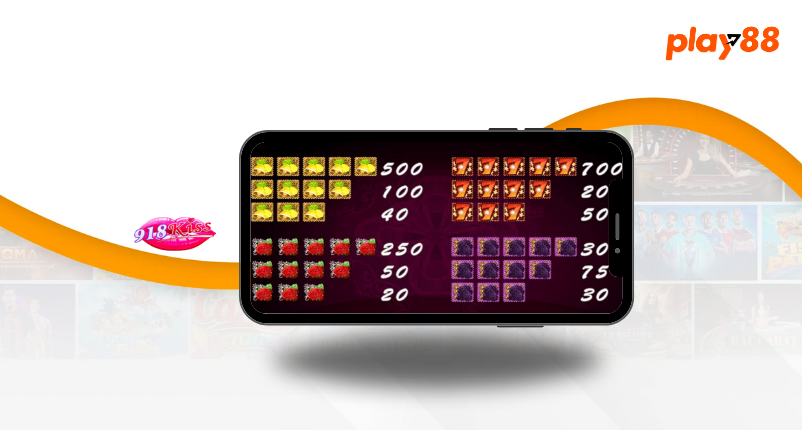 Outlines payouts for different combinations of flower symbols, each offering varied rewards.
