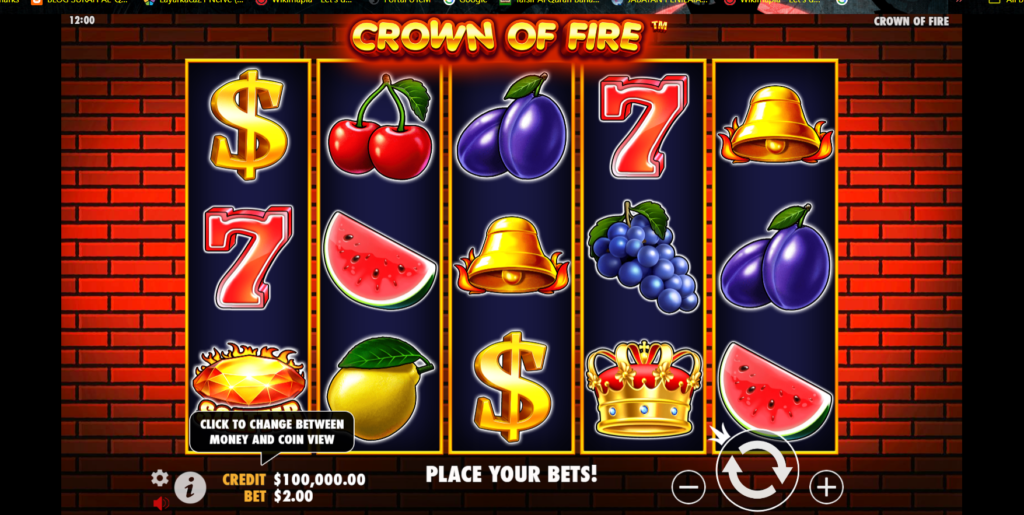 The Crown slot game is a top choice for online casino enthusiasts, featuring a regal theme and the nostalgic appeal of traditional slot machines.