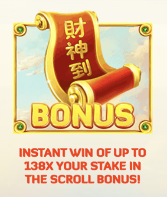 The God of Wealth slot game may include exciting bonus games and special features like jackpots, respins, and other unique elements to enhance your gaming experience.